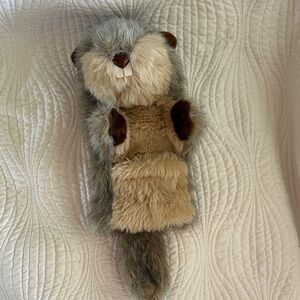 Daphne Plush Gopher Golf Head Cover / Hand Puppet